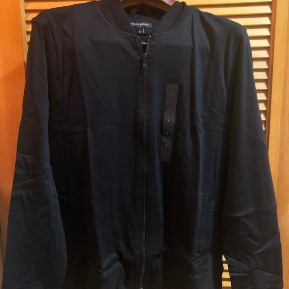 Banana Republic Tailored Full Zip Track Jacket